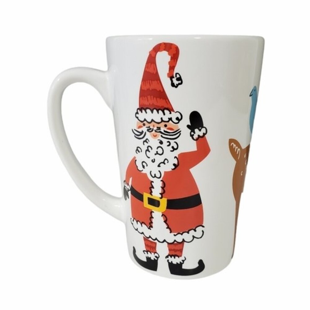 Christmas Santa Reindeer Christmas Tree Mug Cup Ceramic. *